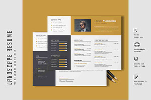 346. Landscape Resume Template