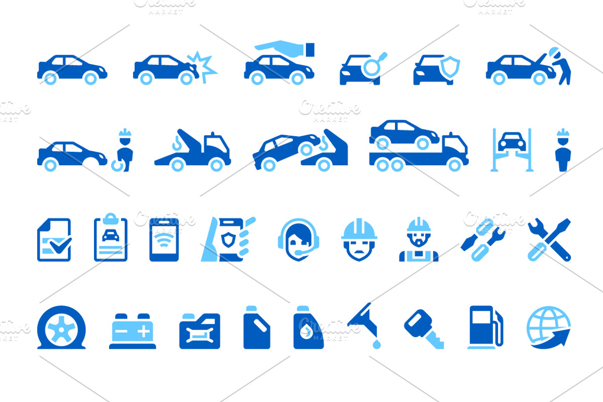 Car Insurance Icons, an Icon by Maril (Photo 2 of 4)