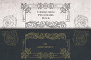 Vintage Baroque Borders & Designs, a Decorative Illustration by AW Studios (Thumbnail 7 of 11)