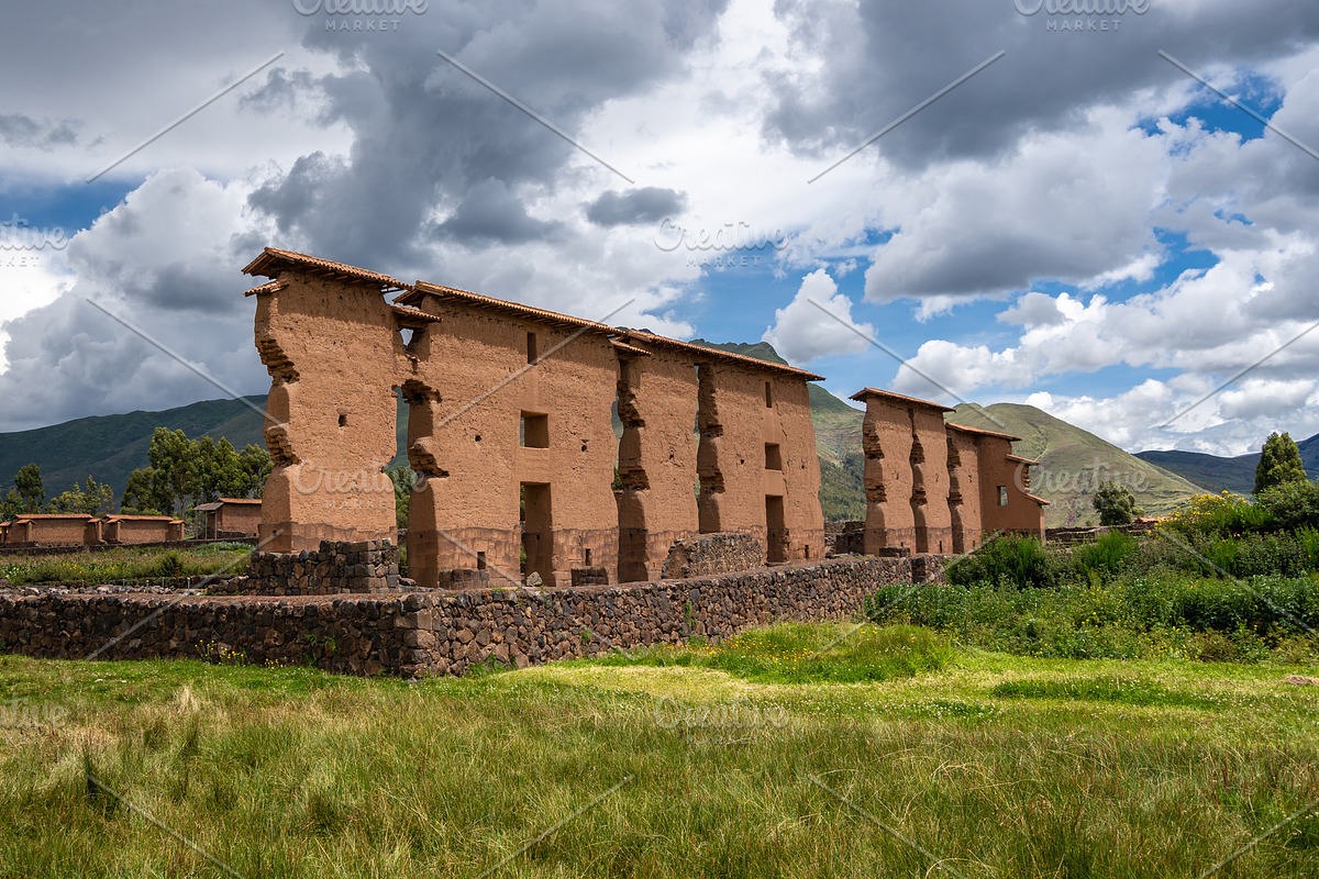Ancient Ruins of Raqchi in the Peruvian Highlands Under Clouds, an Architecture Photo by GoodGoods (Photo 1 of 4)