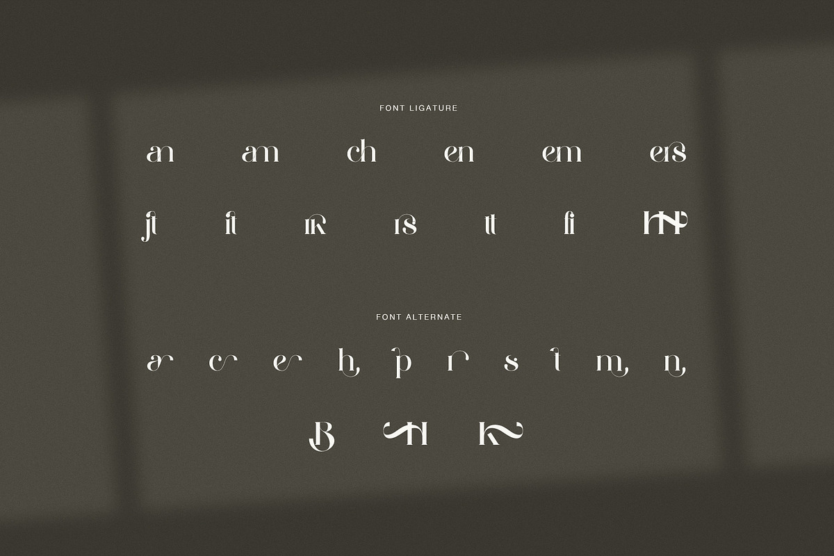 Jagers Luxury Serif Font, a Serif Font by Perfectype (Photo 8 of 8)