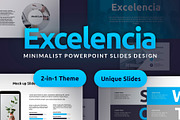 Excelencia PPTX Slides Set, a Presentation Template by MotoCMS (Thumbnail 1 of 3)