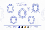 Adele Vintage Frame Collection, an Object Graphic by NassyArt (Thumbnail 2 of 16)
