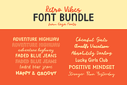 Retro Vibes Font Bundle Handwritten, a Script Font by Kaya Fonts (Thumbnail 2 of 22)