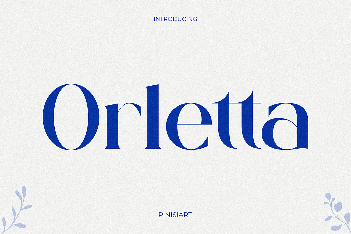 Orletta, a Font by Pinisi ART (Photo 1 of 10)