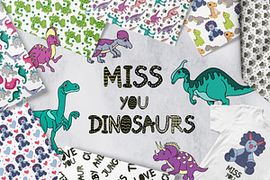 Kids Patterns & Alphabets - Dino
