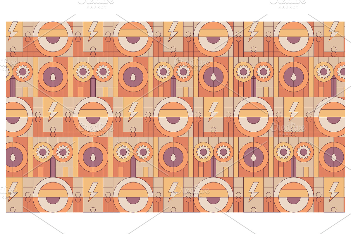 Geometric Seamless Patterns, a Pattern Graphic by Creative Backgrounds (Photo 7 of 7)