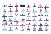 Meditation Illustration Pack, an Illustration by Vector Portal (Thumbnail 2 of 5)