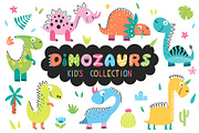 Dinosaurus - kids collection, an Animal Illustration by rosypatterns (Thumbnail 1 of 7)