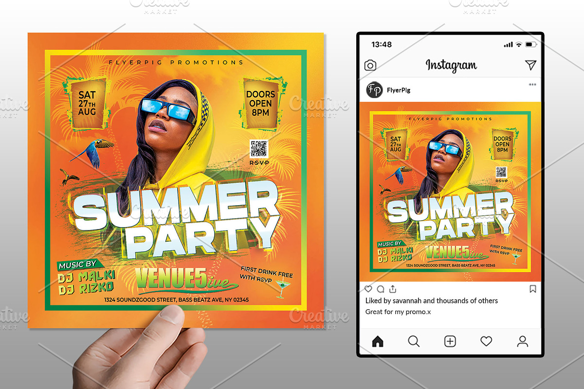 Club Party Flyer, a Flyer Template by FlyerPig (Photo 2 of 3)