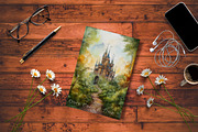 Magical Castle Pathway Through Woods, a Background Graphic by Fun Digital (Thumbnail 2 of 3)