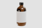 Medicine glass bottle, an Object 3D Model by fahad121 (Thumbnail 3 of 7)