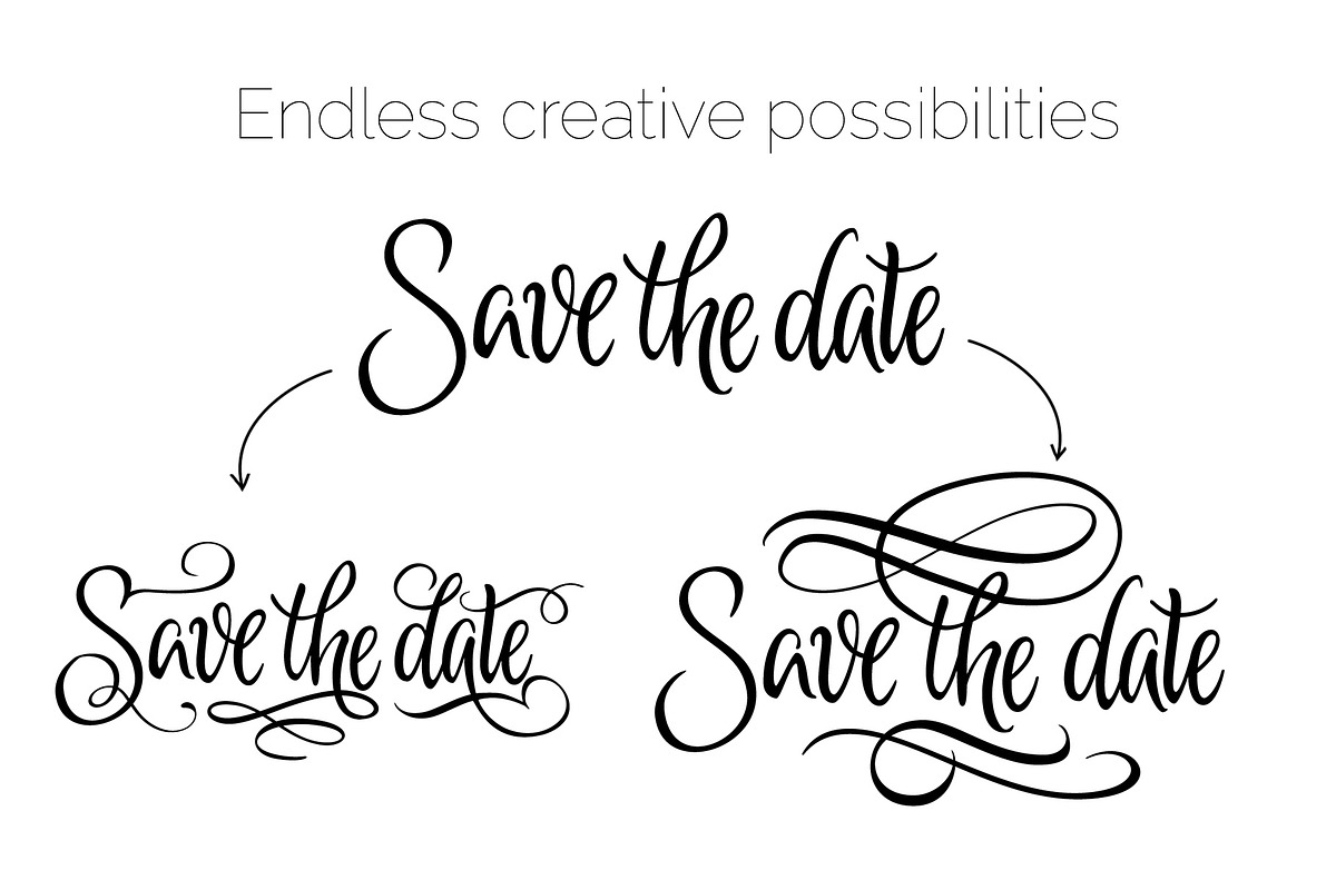 Calligraphy Flourish Vintage Pack, an Object Graphic by ZenLettering (Photo 4 of 5)