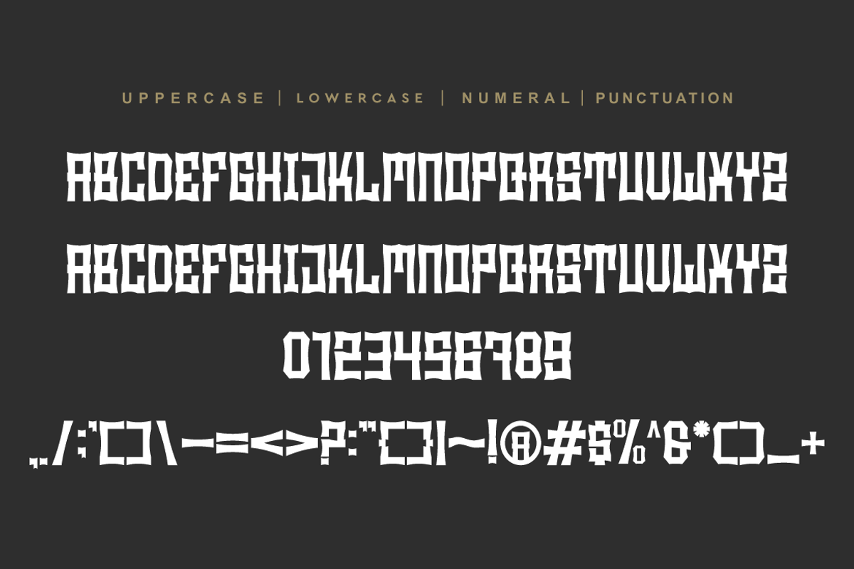 Tanah Keramat - Gothic Font, a Serif Font by QR Design Studio (Photo 6 of 7)