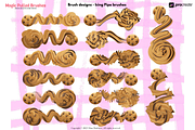 Procreate 3D Magic Pulled Brushes, a Brush Add-On by Fashion Workshop Bkk (Thumbnail 11 of 15)