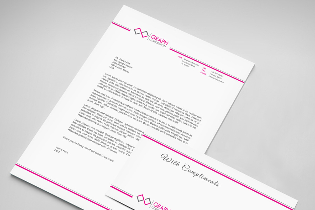 Letterhead, a Stationery Template by asimalikhan555 (Photo 7 of 9)
