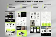 Bold Website Template Bundle Canva, a Websites & App Template by Row Creative (Thumbnail 7 of 10)