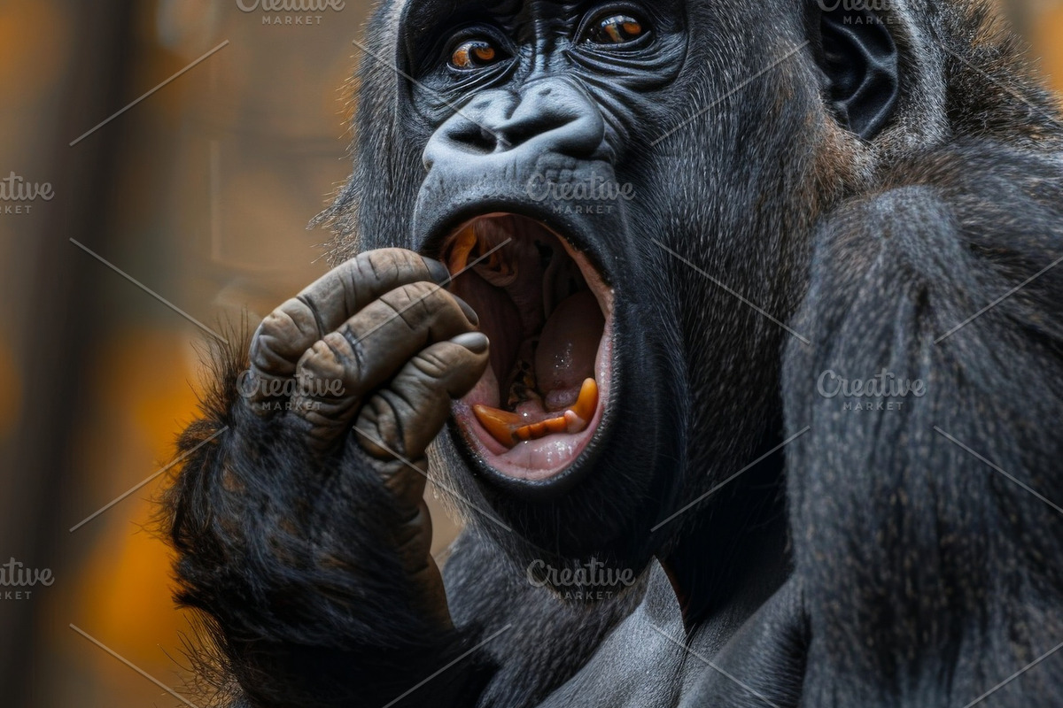 236 surprised animals, an Animal Photo by Handmadefont (Photo 69 of 241)