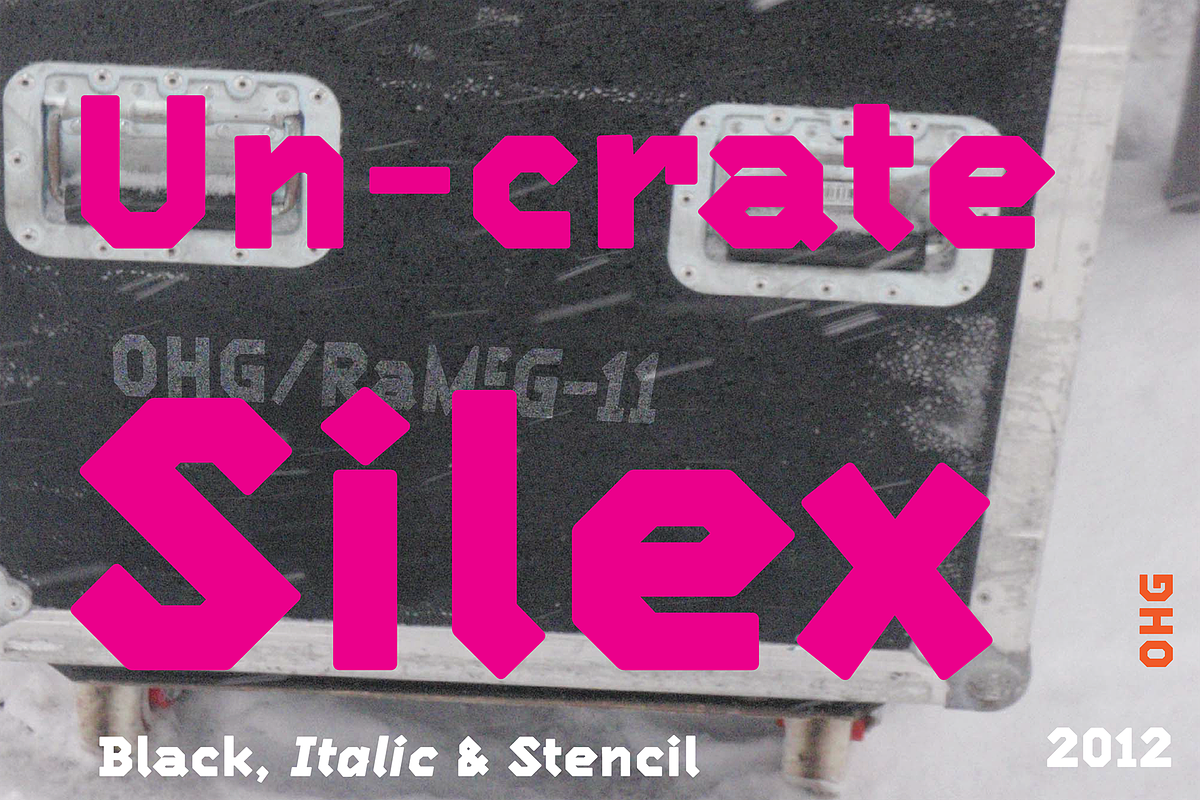 Silex, a Sans Serif Font by Our House Graphics Inc. (Photo 2 of 11)