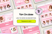 Pink Squarespace 7.1 Template, a Squarespace Template by Template Twist Shop (Thumbnail 2 of 10)