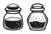 Salt and pepper shakers vectors, an Object Graphic by Billah Hub (Thumbnail 2 of 3)