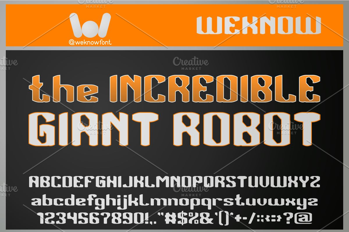 Bomberman font, a Font by weknow (Photo 3 of 9)