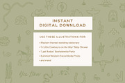 Western Desert Hand Drawn Elements, an Illustration by Claire Emery Designs (Thumbnail 4 of 6)
