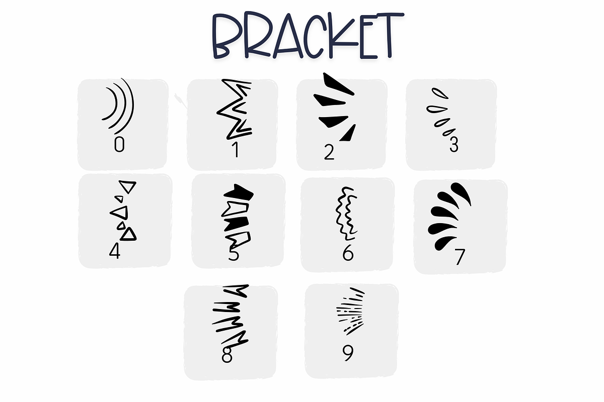Bracket| Symbols Fonts, a Symbol Font by Sirinart (Photo 4 of 6)