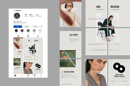 Astelyne • Instagram Template Kit