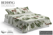 Bedding Flat & Fitted Sheet Mockups, a Product Mockup by mock-ups (Thumbnail 1 of 16)