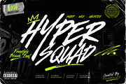Hyper Squad - Freestyle Brush Font, a Handwritten Font by figuree studio (Thumbnail 1 of 11)