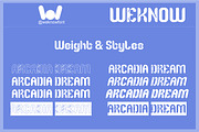 Arcadia Dream font, a Sans Serif Font by weknow (Thumbnail 7 of 8)