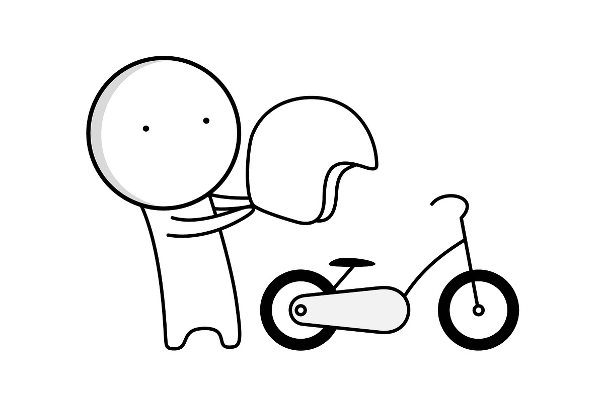 Motorcycle and scooter icons, an Icon by JK comics (Photo 5 of 5)