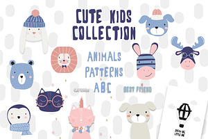 Cute kids nursery collection, an Animal Illustration by Viktoria Siarova