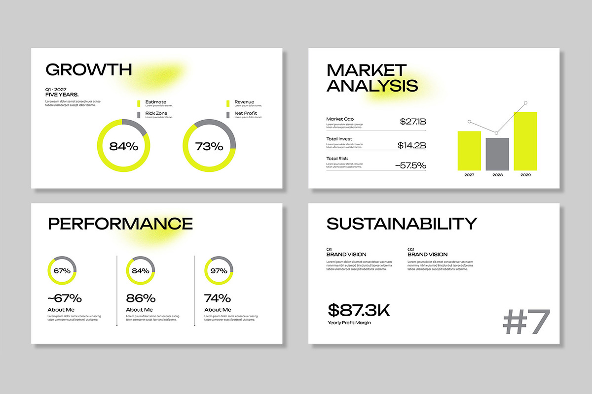 Annual Report Presentation Template, a Presentation Template by Mighty-Slide (Photo 4 of 5)