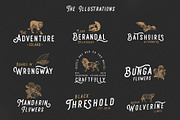 Retrocycles + Bonus Illustrations, a Sans Serif Font by Craft Supply Co. (Thumbnail 7 of 12)
