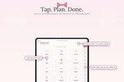 Pink Daily Planner | Hyperlinked, a Poster Template by HeavensStar (Thumbnail 2 of 12)