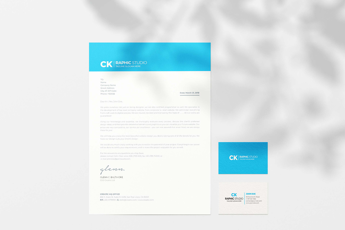 Corporate Identity, a Stationery Template by design_hut (Photo 6 of 7)