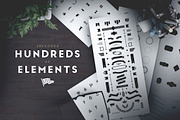Vintage Logo Kit PRO, a Branding & Logo Template by Vintage Type Company (Thumbnail 3 of 9)