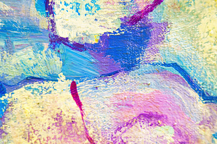 Colorful abstract oil painting art background. Texture of canvas and oil., an Abstract Photo by Eugene_Photo