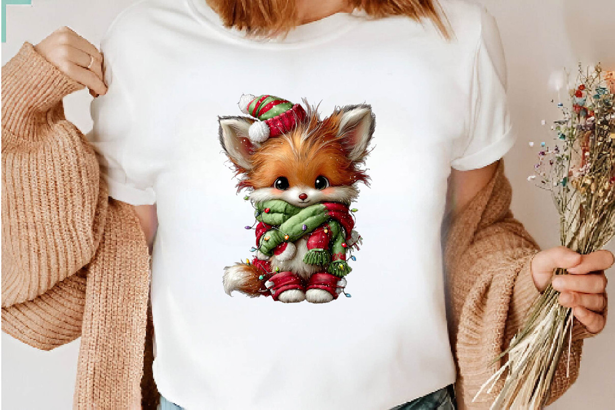 Cozy Christmas Character Tshirt, a Seasonal Illustration by CreationArt (Photo 6 of 7)