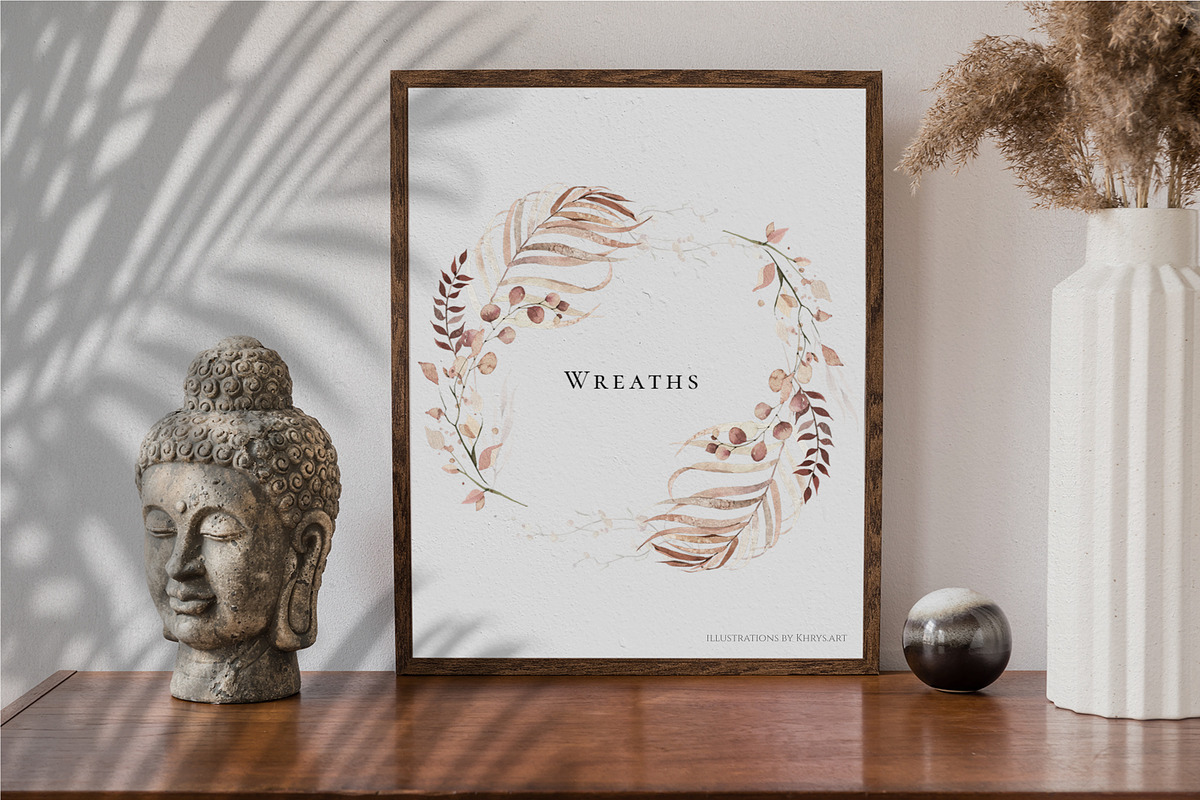 World Of Leaves. Greenery Watercolor, an Object Graphic by Khrys.art (Photo 2 of 15)