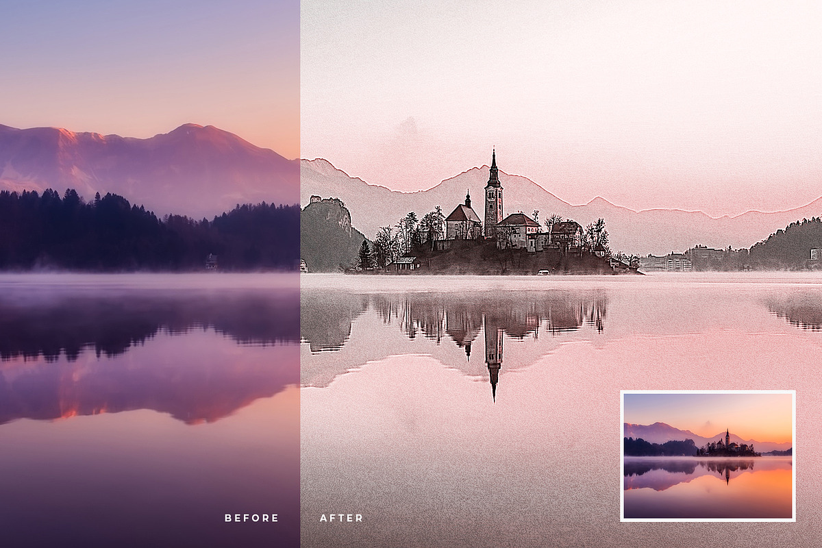 Old Bleach Photoshop Effect, a Templates & Theme by velvetmade.designs (Photo 2 of 12)