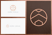 20 Circle geometric logos - outline, a Branding & Logo Template by VP Fonts (Thumbnail 2 of 21)