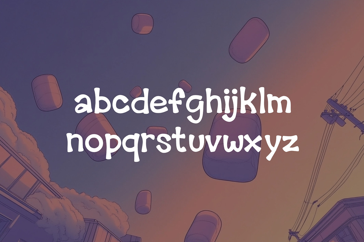 Marshmallow Dreams - Lofi Typeface, a Handwritten Font by HipFonts (Photo 2 of 7)