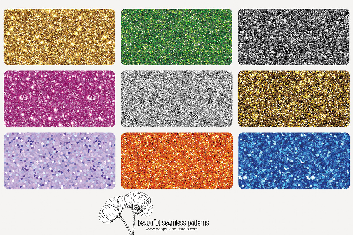 80 faux glitter seamless pattern, a Pattern Graphic by Poppy Lane Studio (Photo 10 of 11)