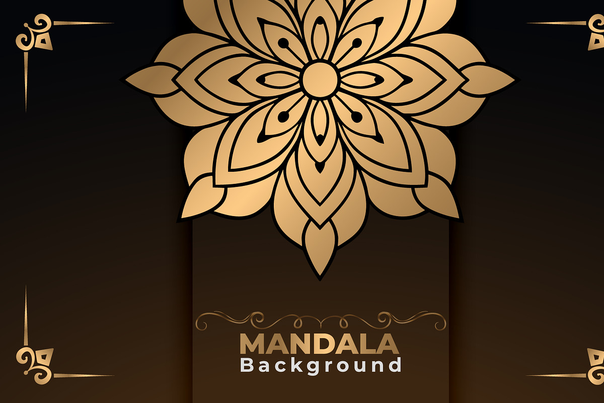 Modern Colorful Islamic Mandala, a Background Graphic by hkmonir (Photo 1 of 3)