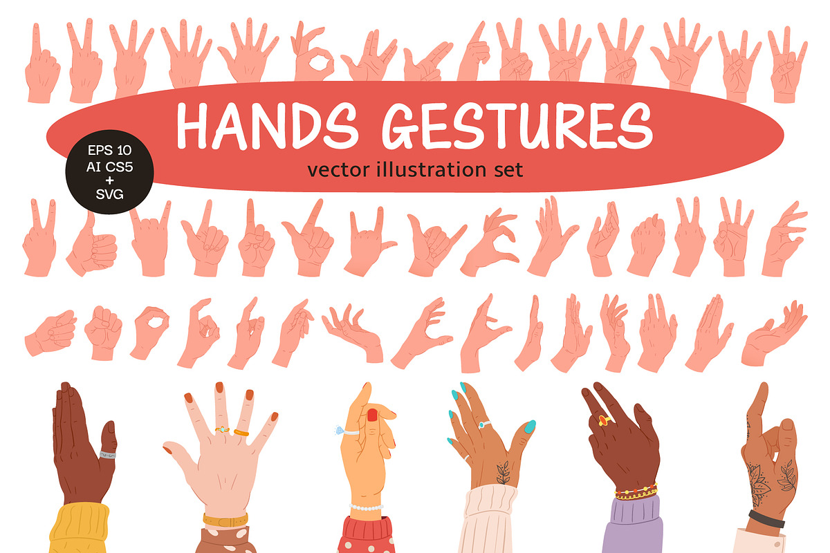 Hands gestures, a Person Illustration by GreenSky (Photo 1 of 7)