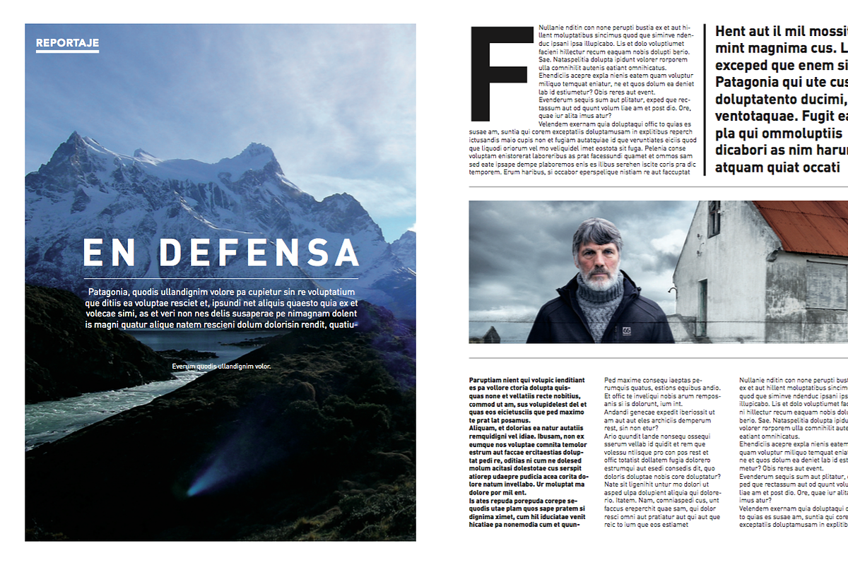 Magazine template, a Magazine Template by Cristian Villegas Studio (Photo 10 of 27)