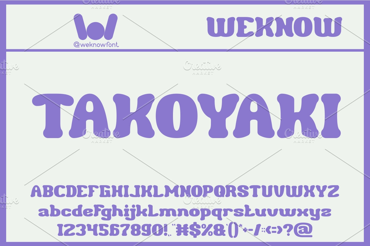 Seafood font, a Font by weknow (Photo 5 of 5)
